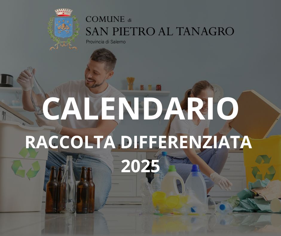 Nuovo Calendario Raccolta Differenziata 2025