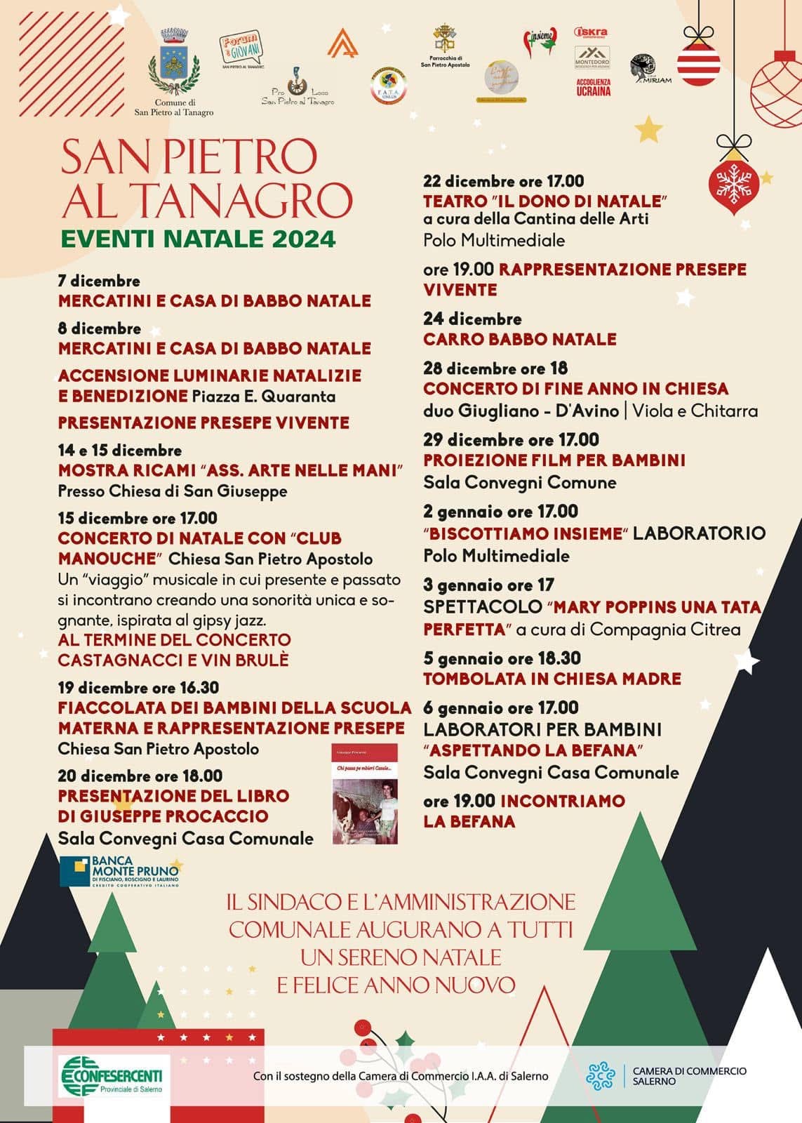 Natale a San Pietro al Tanagro. Tutti gli eventi in calendario